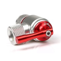 Portable Bike Bicycle Tire Air//CO2 Inflator Pump Valve Head Presta//Schrader V5U8