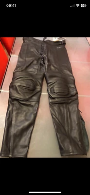 Pantalon moto homme cuir véritable  - Photo 1/4