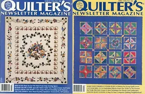 2 Back Issues Quilter's Newsletter Magazine March 1996 & April 1996 - Picture 1 of 3