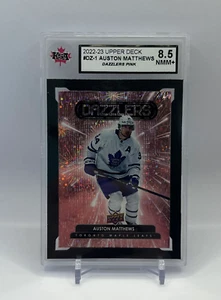 2022-23 #DZ-1 AUSTON MATTHEWS UPPER DECK DAZZLERS PINK - KSA 8.5 NMM+ - Picture 1 of 2