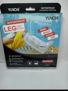 Yunchi Coprigamba Impermeabile Extra Larga per Doccia Adulti Extra XL-Extra Large - Foto 1 di 3