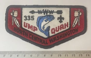 OA Lodge 335 Ump Quah F3a Vintage Flap North Central Washington Council BSA - Picture 1 of 2