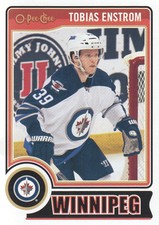 2014-15 O-Pee-Chee Jets Hockey Card #82 Tobias Enstrom