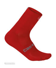 Castelli QUATTRO 9 Cycling Socks : RED - One Pair