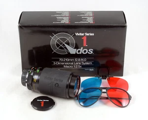 Vivitar Series 1 3D Q-DOS Zoom Lens, Minolta MD Fit. New. More Stereo Listed. - Picture 1 of 3