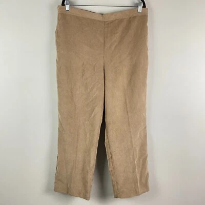 Pantalones de pana Alfred Dunner talla 18P tostados clásicos rectos Foto 1 de 4