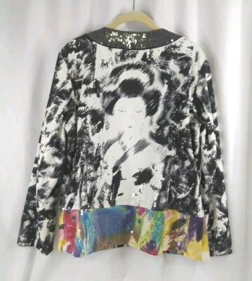 Chaqueta Chicos Adornada con Lentejuelas Geshia Niña Blazer Talla 2 Foto 1 de 4