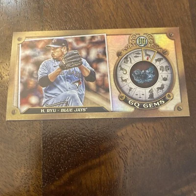 2022 Topps Gypsy Queen - GQ Gems Minis #GGM-16 Hyun-Jin Ryu - Image 1 of 2