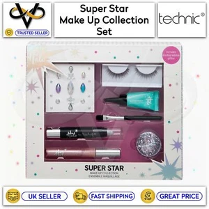 Technic Halo Super Star Party Make Up Collection Eyelashes Body Gems Glitter - Picture 1 of 2