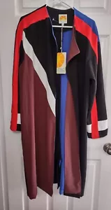 Cappotto di C&C California favoloso cappotto/giacca lungo multicolore taglia XL NUOVO - Foto 1 di 6
