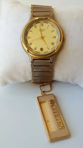 New Citizen Quartz 2 tone date gents watch 100% genuine - Picture 1 of 8