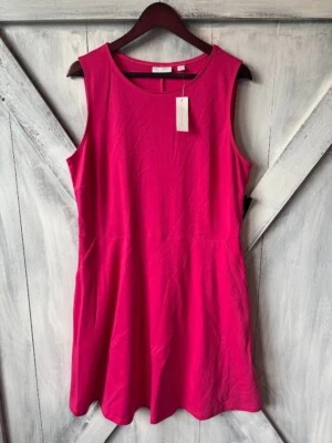 New York & Company NWT Dress Women's XL Extra Large Pink Sleeveless $34.95 MSRP - Image 1 of 4