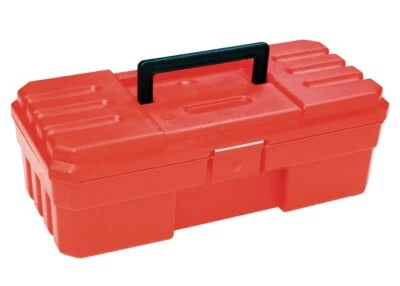 12 Inch Portable Tool Box Durable Plastic Organizer for Tools Crafts Supplies - Image 1 of 4