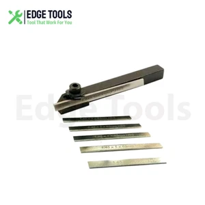 8mm Mini Parting Tool Cut off Holder with 6Pcs HSS Blades for Mini Lathes Tools - Picture 1 of 10