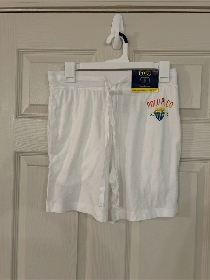 Ralph Lauren Polo Sleep/Lounge Shorts Men Sz Medium Drawstring 6” Comfort Length
