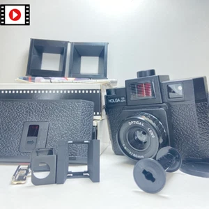 MINT HOLGA 120GCFN Medium Format Film 6x6 6x4.5 With 35mm Film Holder From Japan - Picture 1 of 21