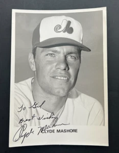 CLYDE MASHORE ~ Signed/Autographed 5x7 Promo Photo ~ Montreal Expos ~ No COA - Picture 1 of 8
