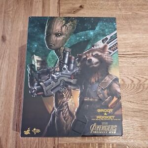 Hot Toys Avengers Infinity War: Groot & Rocket MMS476 Pre Owned