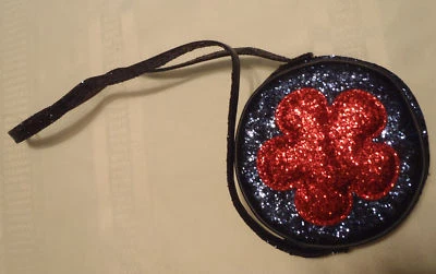 Gymboree Brightest In Class Glittery Blue Red Flower Purse NWT Size 4 5 6 7 8 9 - Image 1 of 2
