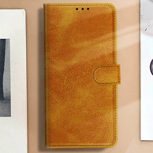 Wallet Stand Case for HTC U23 Pro Sleek Cover Camel - Picture 1 of 6