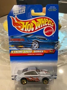 1998 Hot Wheels X-Treme Speed Series Porsche Carrera Silver #967 - Picture 1 of 1