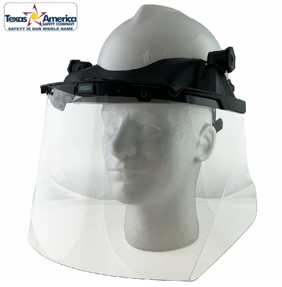 Msa 475358 White Class E Cap V-gard Fas-trac Std Hard Hat