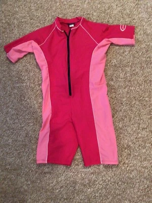 L.L. Body Bean Girls Talla XL Sol y Surf, Color Block Rosa con Protección UV Foto 1 de 4