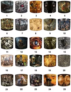 Steampunk Cyberpunk Lampenschirme Deckenleuchten Tischlampenschirme Pendelleuchtenschirme. - Bild 1 von 26