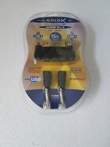 Gold X Quick Connect USB 5 in 1 -- 15 feet with a Carrying Bag -- Model GXQU-15 - Picture 1 of 6