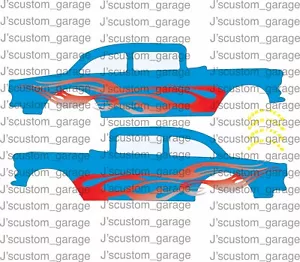 Hot Wheels Red Flames 55 Gaser 1/64 kundenspezifisch Wasser Schiebe Aufkleber - Bild 1 von 1