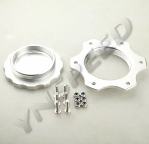 Conjunto de tapa de pila de combustible Billet de aluminio para celdas de combustible JAZ de 6 pernos plateado ENVÍO A EE. UU. - Imagen 1 de 4