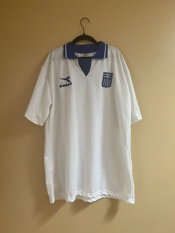 Vintage Diadora Greece 1994 Soccer Jersey Football Shirt Away White Size XL Cover