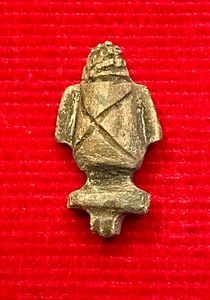 Ancient Egyptian Faience Amulet – Mummiform Osiris – 2.1g – 26th Dynasty - Picture 1 of 4
