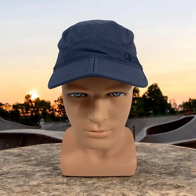 Gorra Outdoor Research Hombre Grande Azul Ligera Caminata Correr Correr Elastizada Foto 1 de 4