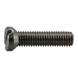 #6-48 x 1/2" 18-8 Stainless Steel Slotted Weaver Oval Head Gun Screws (10 pcs.) - Picture 1 of 2