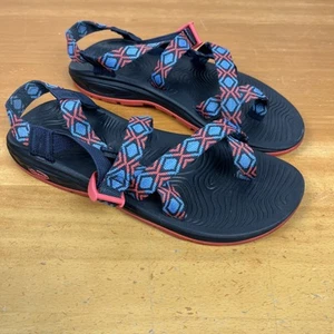 Chaco Sandalen Damen Größe 11 Riemchen Outdoor Blau Rot J106654 - Bild 1 von 9