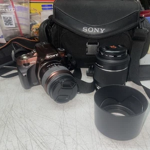 Sony a330 Camera w/  lens, Bundle: case, Charger, Memory Cards, - Picture 1 of 18