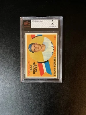 1960 TOPPS BASEBALL ROOKIE STAR FRANK HOWARD # 132 * BVG 8 * - Image 1 of 2