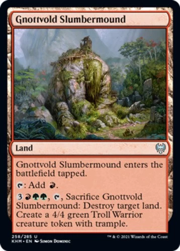 x1 Gnottvold Slumbermound - Kaldheim - NM - MTG - Image 1 of 1