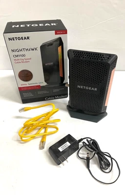 NETGEAR Nighthawk CM1100 Multi-gig Speed Cable Modem (DOCSES 3.1) NOB - Image 1 of 4