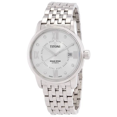 Reloj para hombre Titoni Space Star automático esfera plateada 83538 S-099 Foto 1 de 3