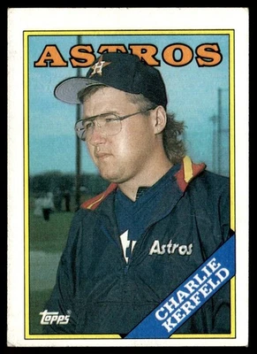 1988 Topps Charlie Kerfeld Houston Astros #608 - Image 1 of 2