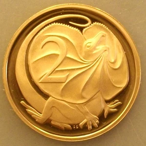 AUSTRALIAN PROOF: 1983 2 CENT DCAM COIN powywt - Bild 1 von 2