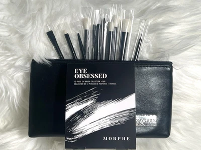 Colección y bolsa de brochas de ojos Morphe Eye Obsessed de 12 piezas ~ NUEVO + ¡ENVÍO RÁPIDO Y GRATUITO! Foto 1 de 4