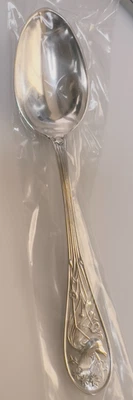 1 CUCHARA DE TÉ PULIDA PATRÓN AUDUBON DE TIFFANY & CO. ESTERLINA 6 1/4" EXCELENTE Foto 1 de 2