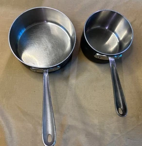 2 Of All Clad Sauce Pan/Pots Aluminum Anodized With Handles *No Lids* - Picture 1 of 16