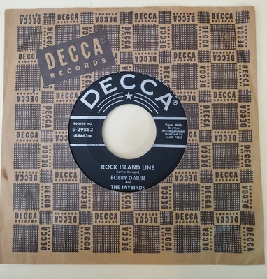 Bobby Darin and Jaybirds ROCK ISLAND LINE / TIMBER (45) #29883 PLAYS VG+ TO VG++ Foto 1 de 4