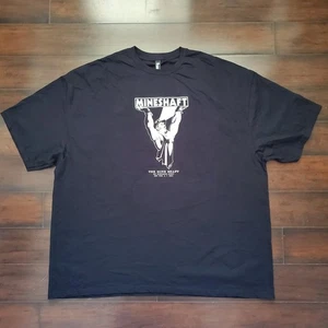 T-shirt MINESHAFT Member-Only BDSM Leather Bar uomo 4XL nera The Mine Shaft NY - Foto 1 di 7
