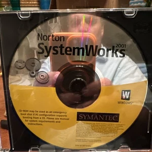Norton Symantec SystemWorks 2001 Windows CD Untested - Picture 1 of 4