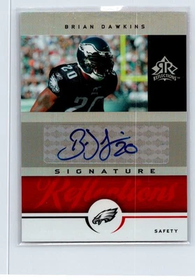 2005 Upper Deck Reflections #SR-BD Brian Dawkins Signature Reflections Red Auto - Image 1 of 2